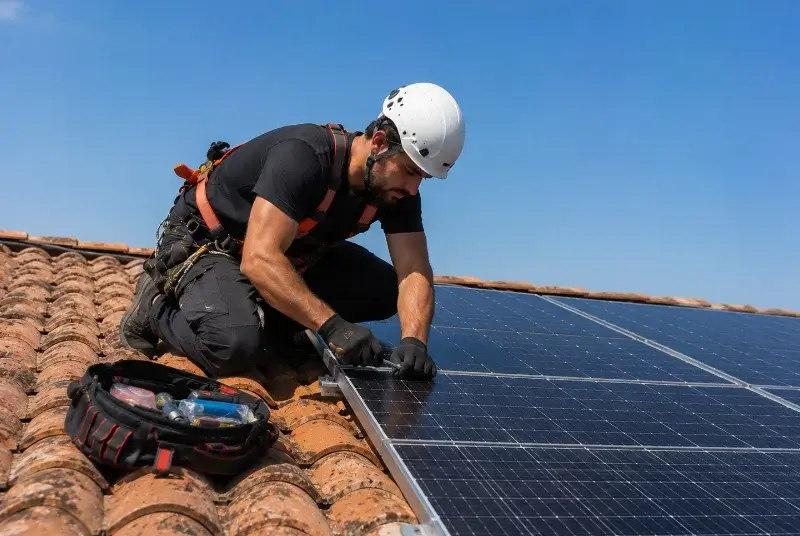 Maintenance et monitoring de panneaux solaires à Brandivy