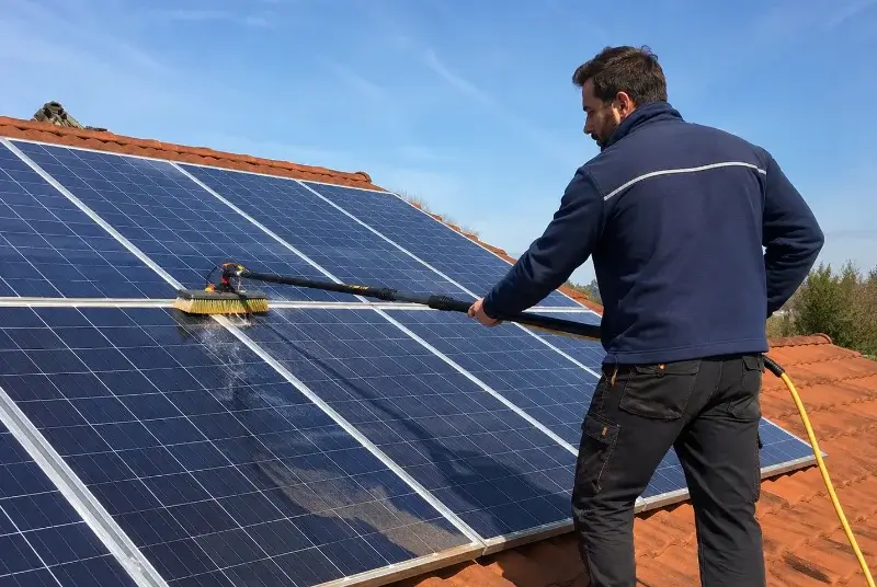 Nettoyage et entretien de panneaux solaires à Brandivy